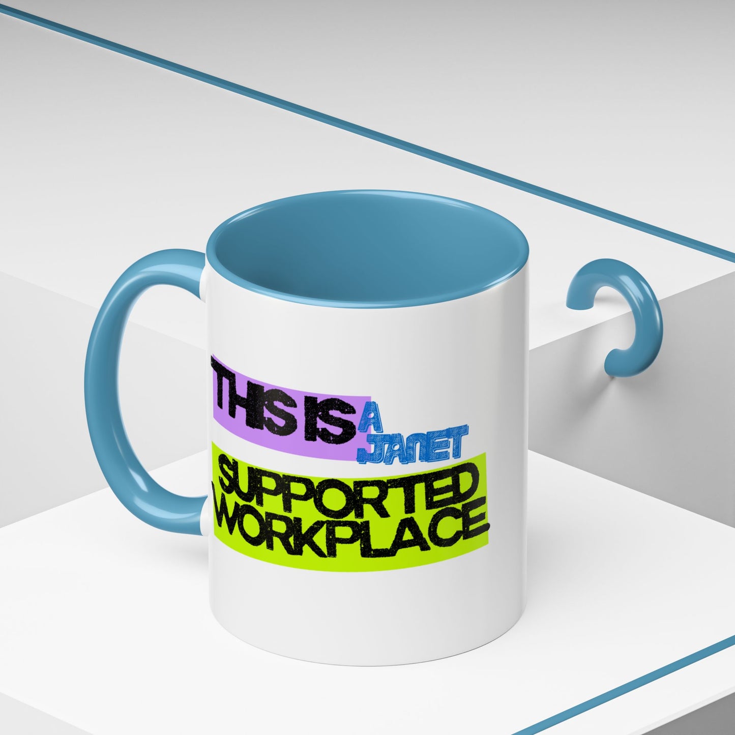 (NA/US CUSTOMERS) This Is a Janet-Supported Workplace 11oz or 15oz Mug