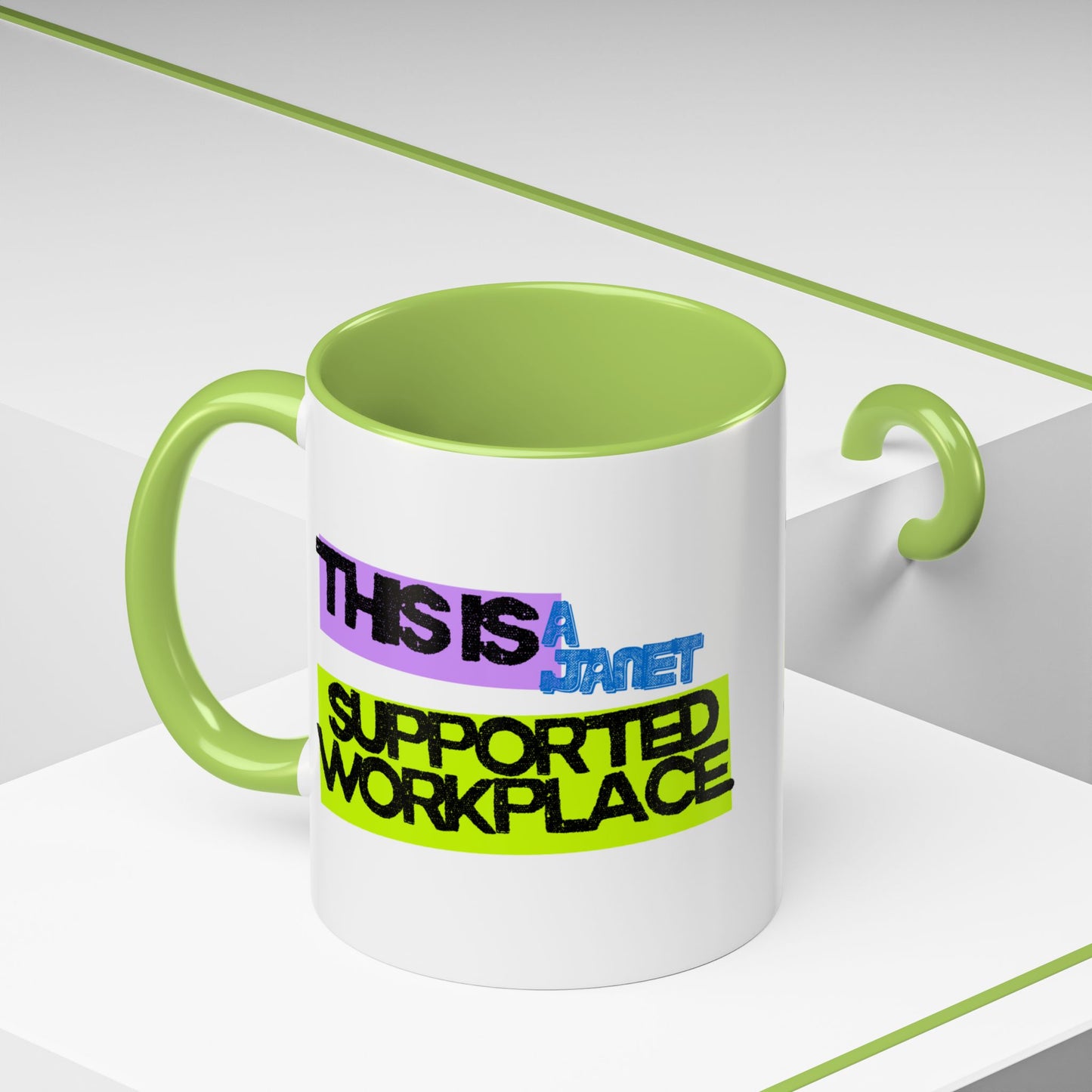 (EU CUSTOMERS) This Is a Janet-Supported Workplace 11oz Mug
