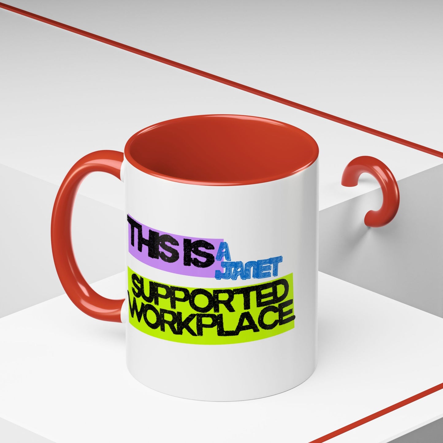 (NA/US CUSTOMERS) This Is a Janet-Supported Workplace 11oz or 15oz Mug