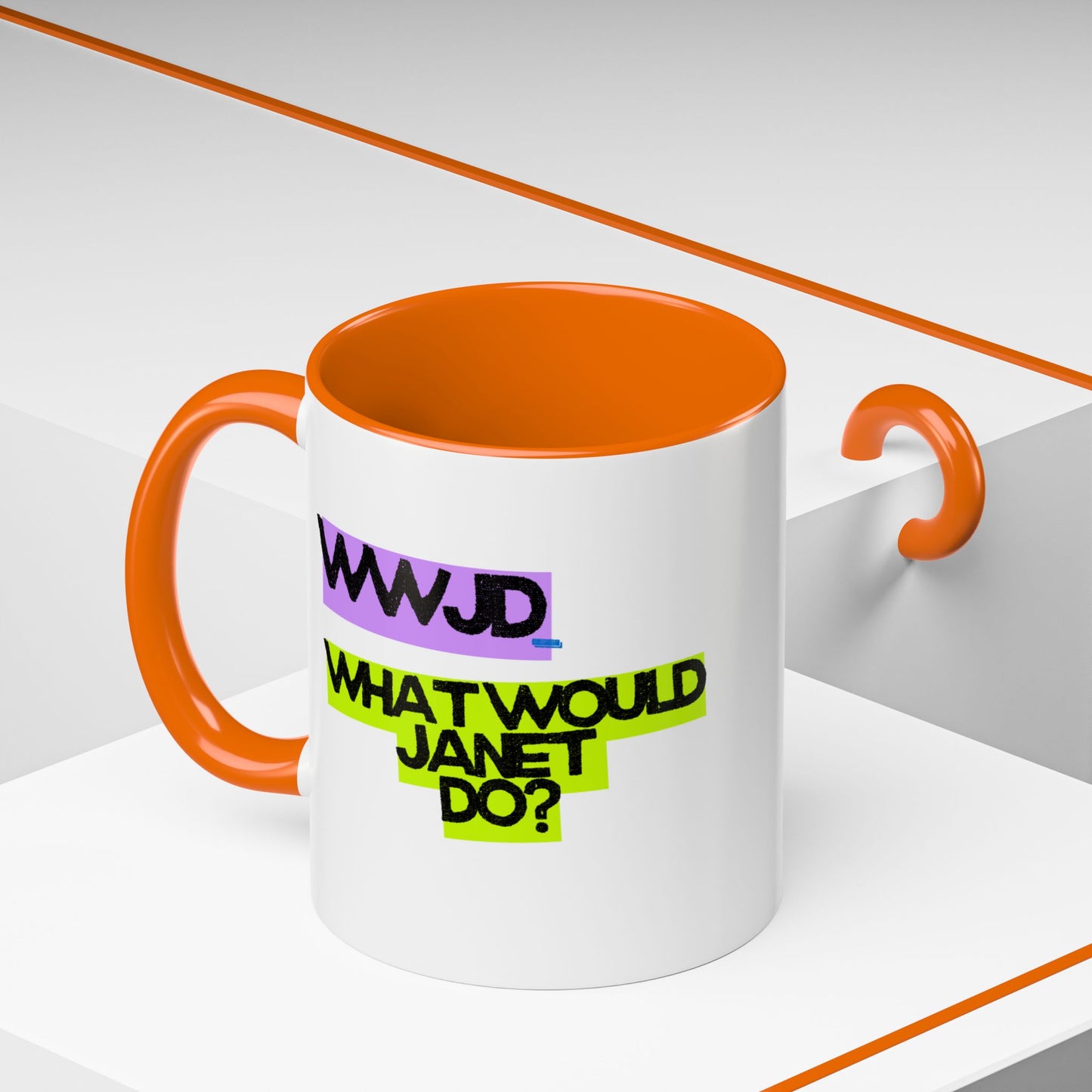 (EU CUSTOMERS) WWJD – What Would Janet Do? 11oz Mug