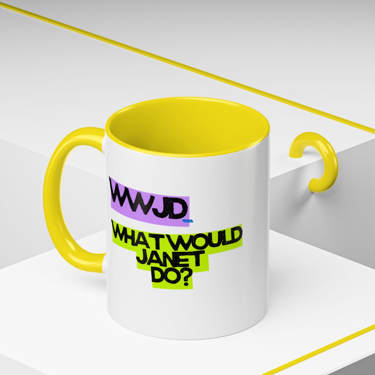 (EU CUSTOMERS) WWJD – What Would Janet Do? 11oz Mug