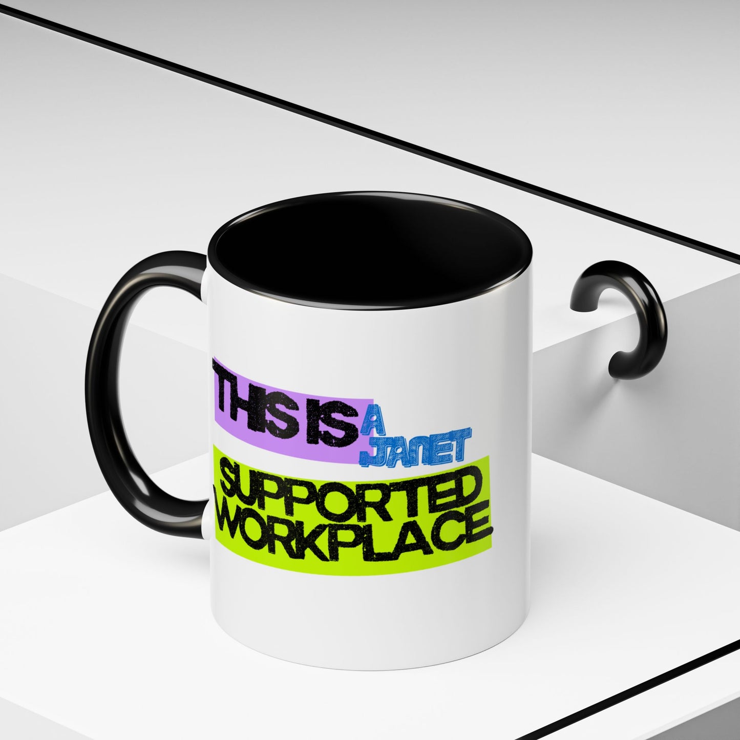 (NA/US CUSTOMERS) This Is a Janet-Supported Workplace 11oz or 15oz Mug