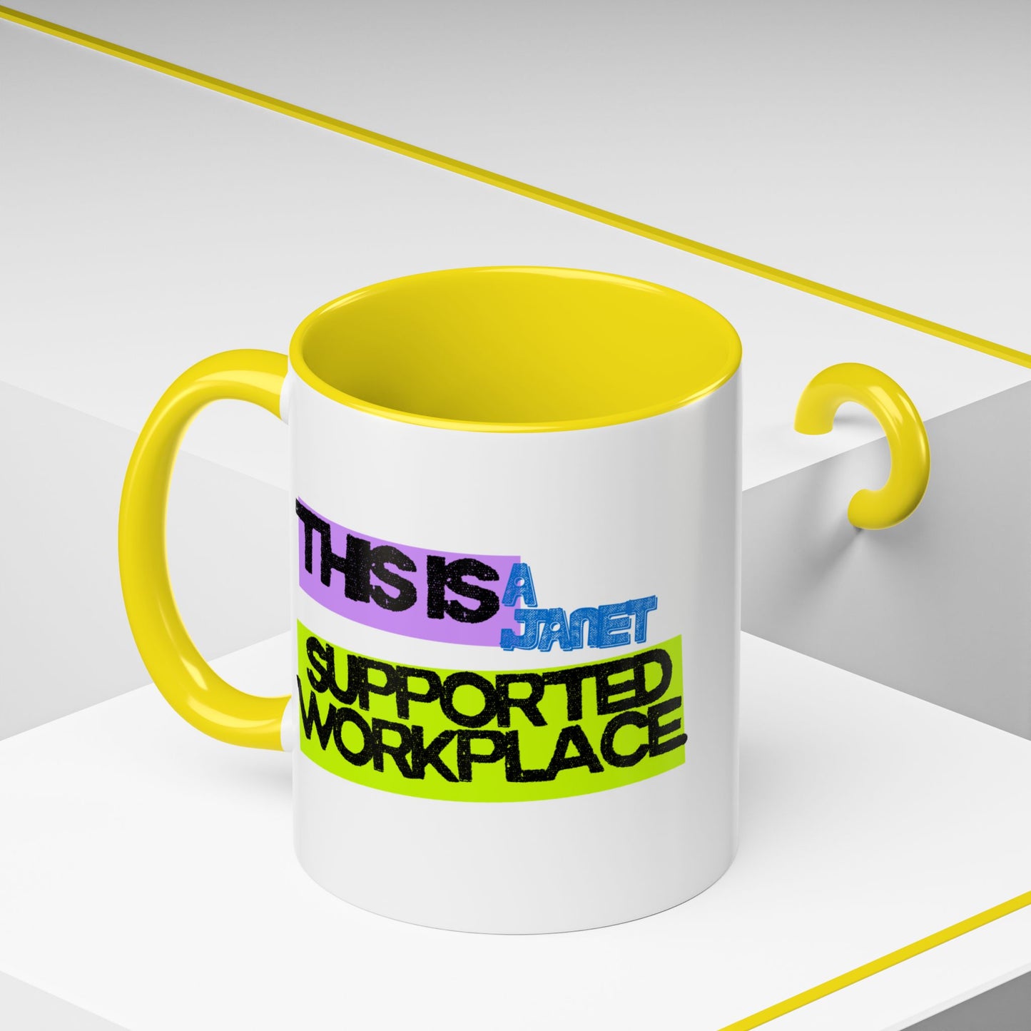 (NA/US CUSTOMERS) This Is a Janet-Supported Workplace 11oz or 15oz Mug