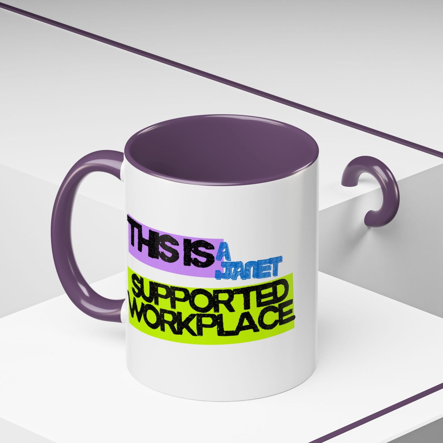 (NA/US CUSTOMERS) This Is a Janet-Supported Workplace 11oz or 15oz Mug