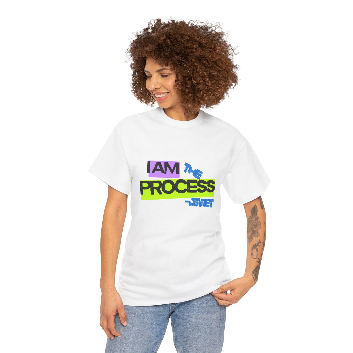 Unisex "I Am The Process" Design 2 – Janet from Accounts T-Shirt