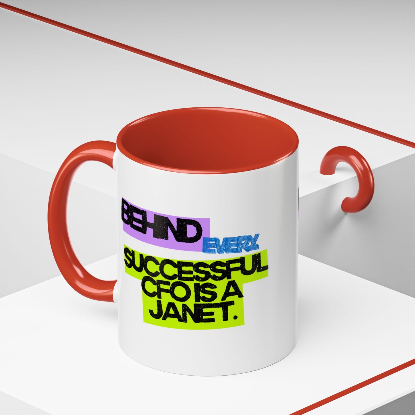 (EU CUSTOMERS) Behind Every Successful CFO Is a Janet 11oz Mug