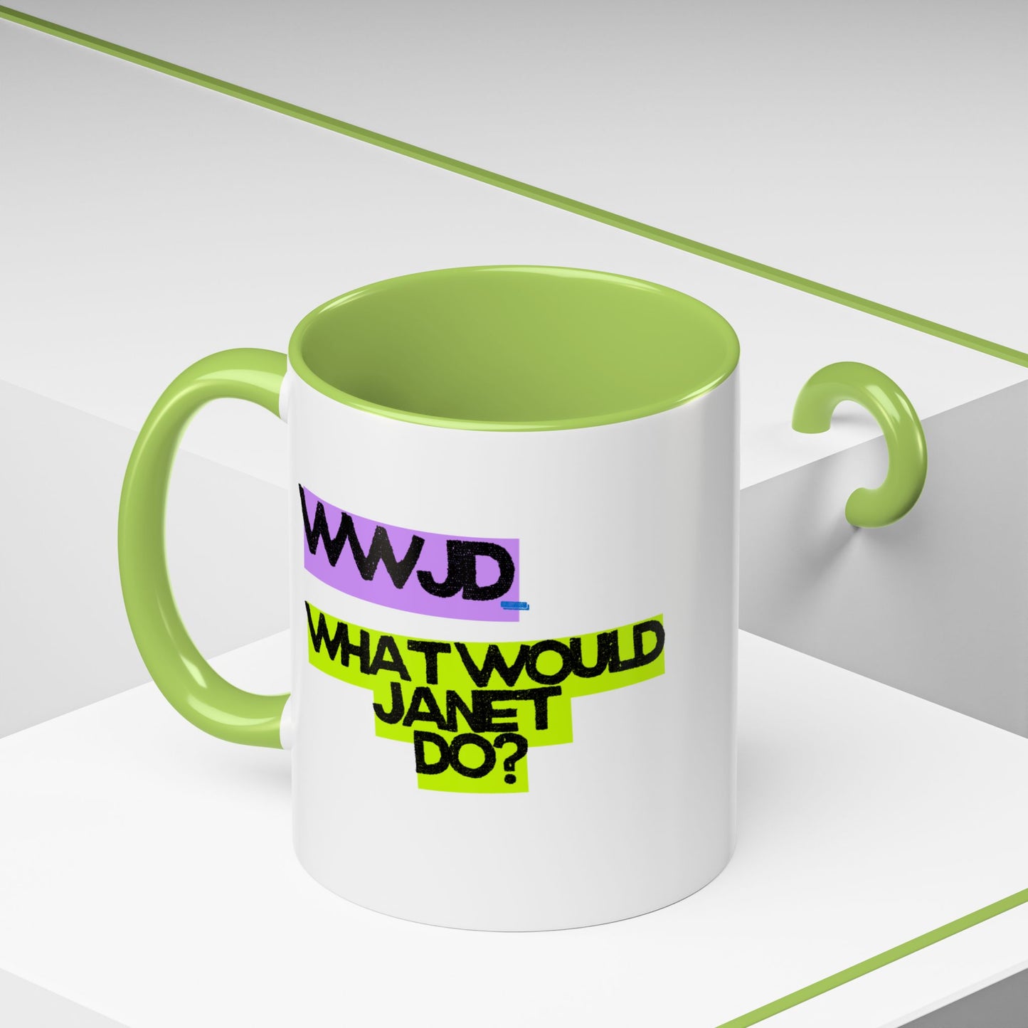 (EU CUSTOMERS) WWJD – What Would Janet Do? 11oz Mug