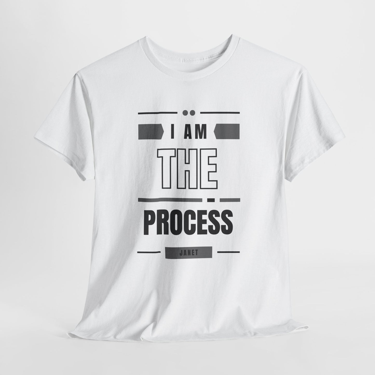 Unisex "I Am The Process" Design 1 – Janet from Accounts T-Shirt