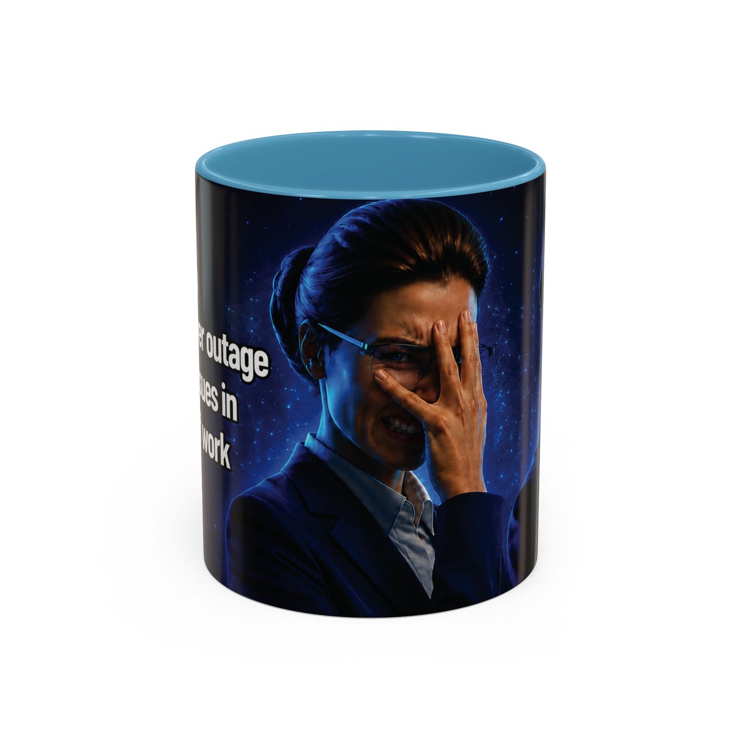 Janet Meme Mug – “Power Outage or Internet Issues” (USA FULFILLMENT)