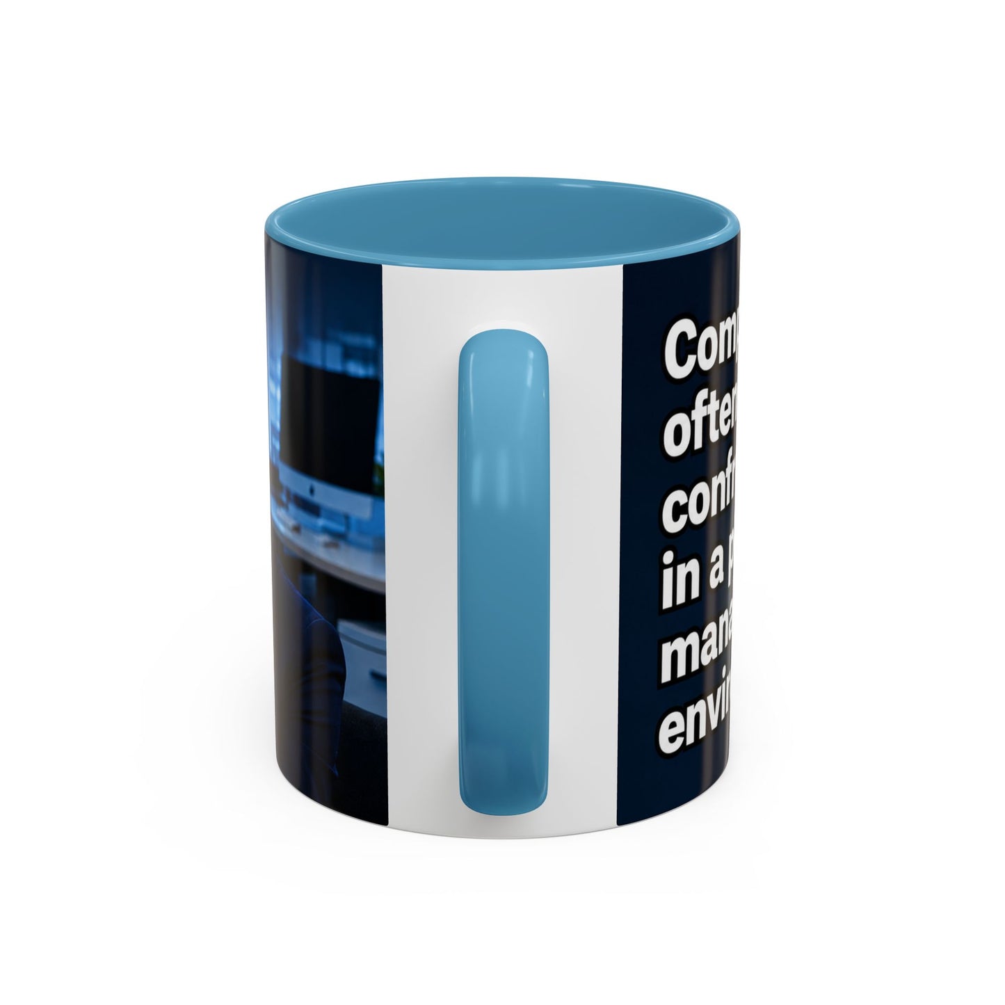 Janet Meme Mug – “Competence Often Feels Confrontational in a Poorly Managed Environment" (EUROPEAN FULFILLMENT)