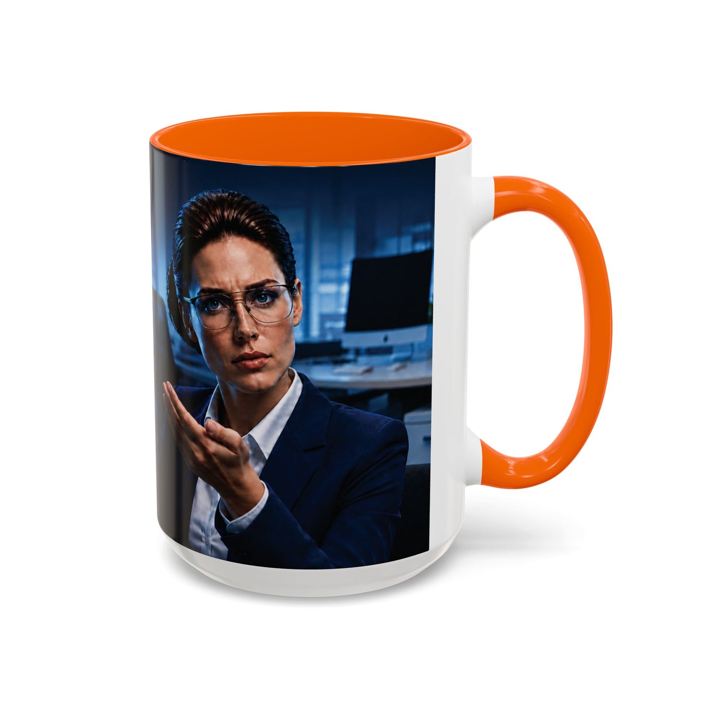 Janet Meme Mug – “Competence Often Feels Confrontational in a Poorly Managed Environment" (USA FULFILLMENT)