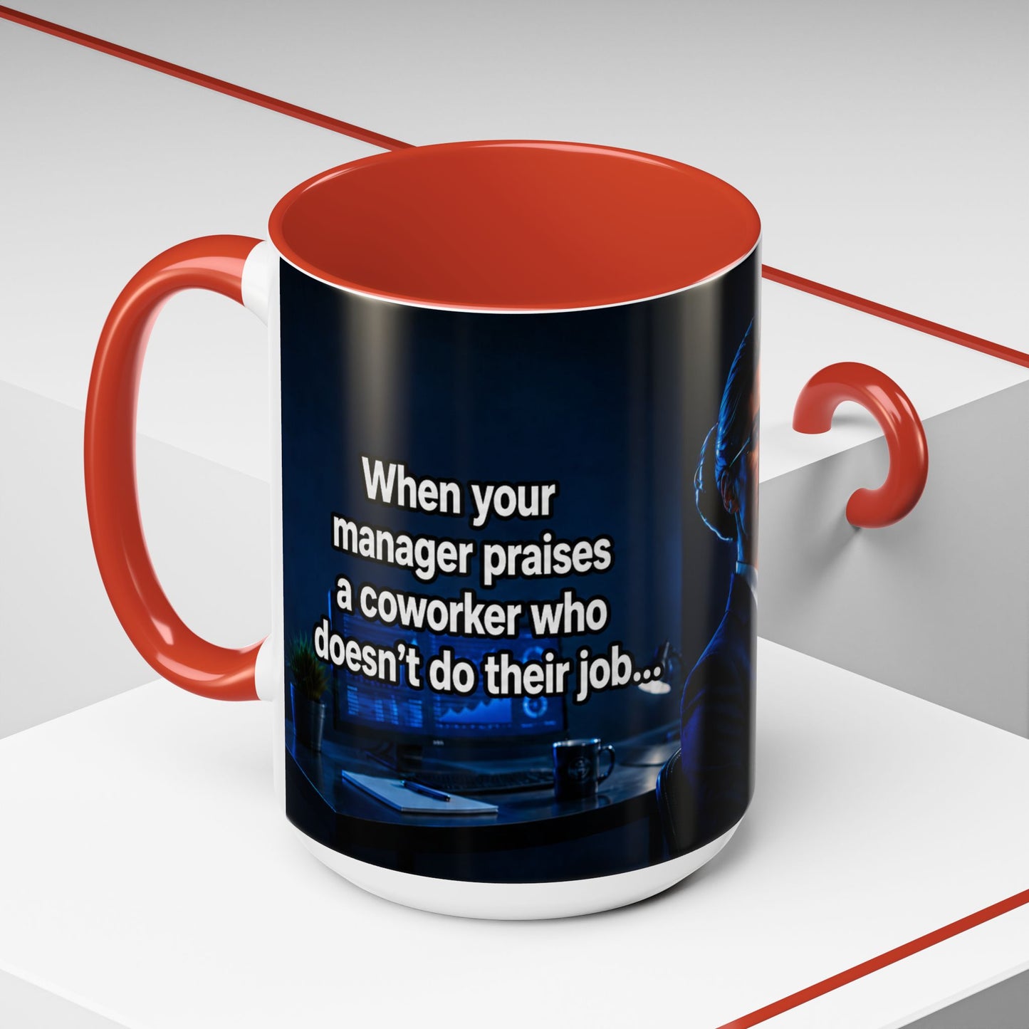 Janet Meme Mug – “Doing 3 Jobs and Getting Zero Recognition” (USA FULFILLMENT)