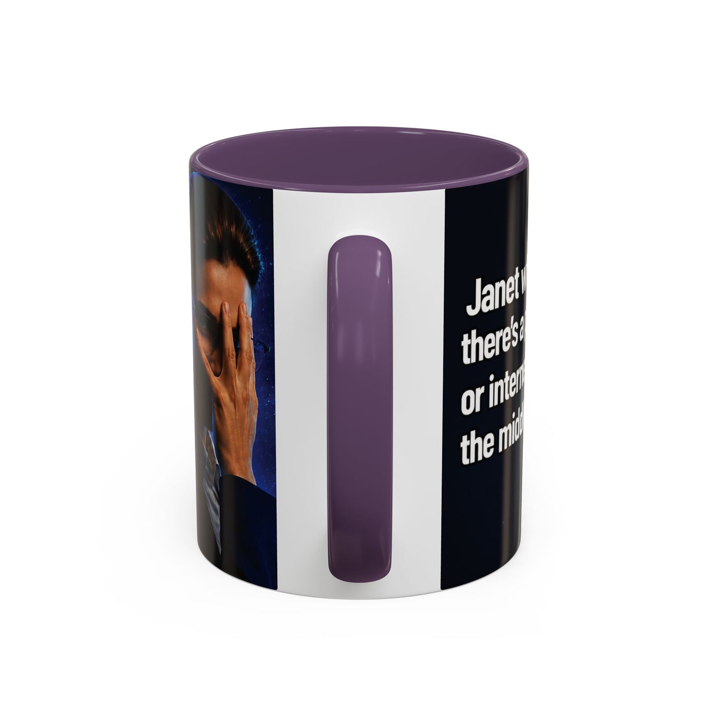 Janet Meme Mug – “Power Outage or Internet Issues” (USA FULFILLMENT)