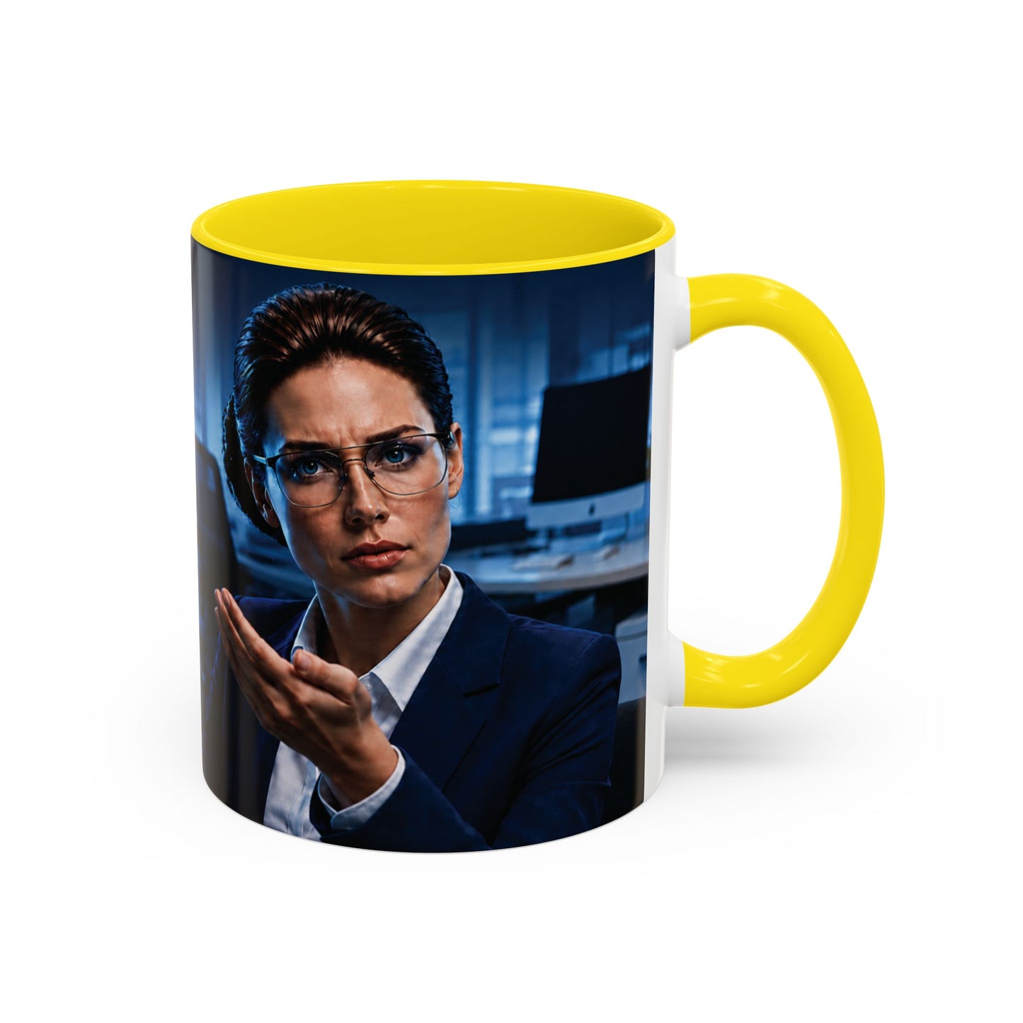 Janet Meme Mug – “Competence Often Feels Confrontational in a Poorly Managed Environment" (USA FULFILLMENT)