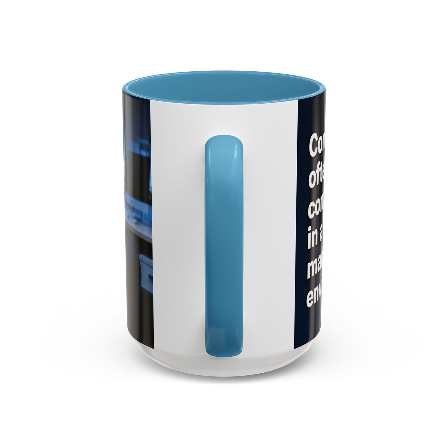 Janet Meme Mug – “Competence Often Feels Confrontational in a Poorly Managed Environment" (USA FULFILLMENT)