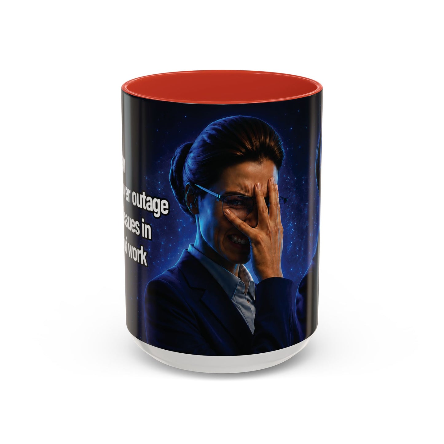 Janet Meme Mug – “Power Outage or Internet Issues” (USA FULFILLMENT)