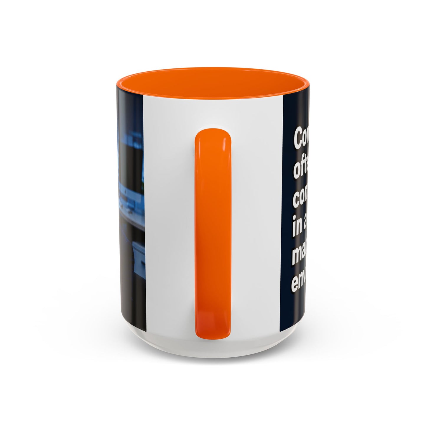 Janet Meme Mug – “Competence Often Feels Confrontational in a Poorly Managed Environment" (USA FULFILLMENT)
