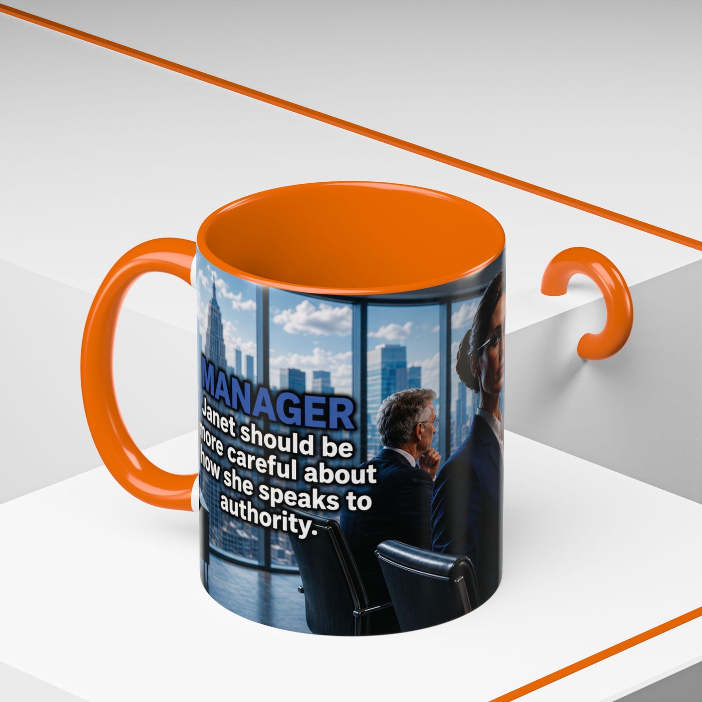 Janet Meme Mug – “Authority Is a Responsibility, Not a Protected Characteristic” (USA FULFILLMENT)