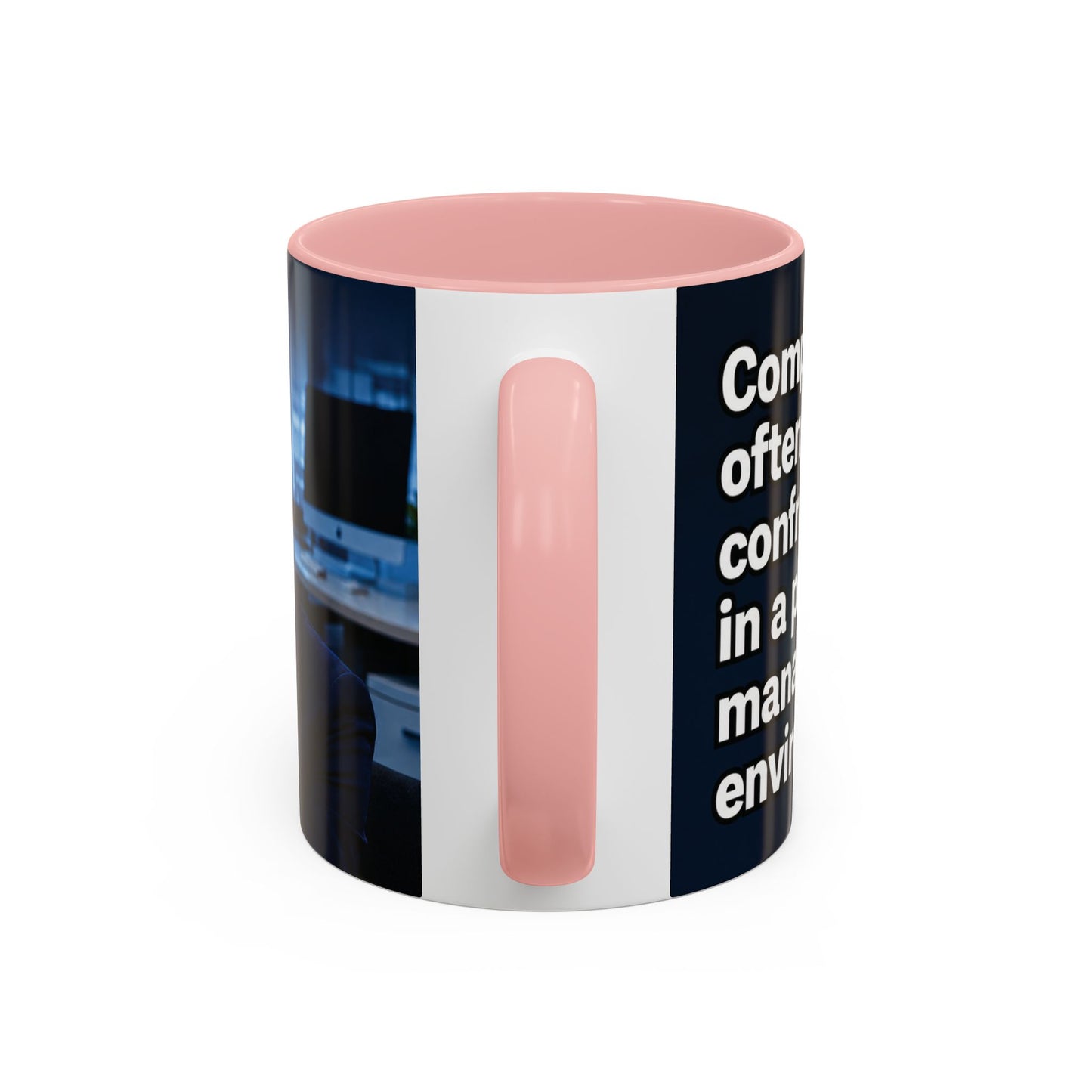 Janet Meme Mug – “Competence Often Feels Confrontational in a Poorly Managed Environment" (USA FULFILLMENT)