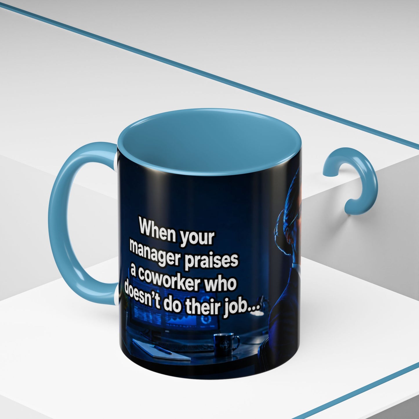 Janet Meme Mug – “Doing 3 Jobs and Getting Zero Recognition” (EUROPEAN FULFILLMENT)