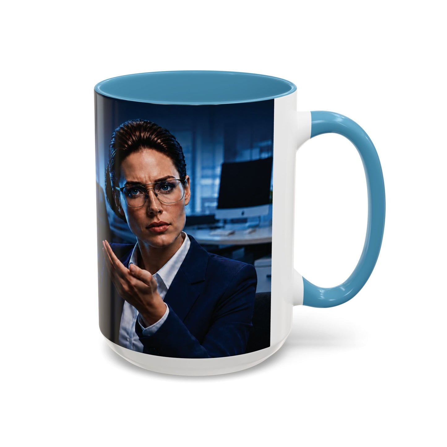 Janet Meme Mug – “Competence Often Feels Confrontational in a Poorly Managed Environment" (USA FULFILLMENT)