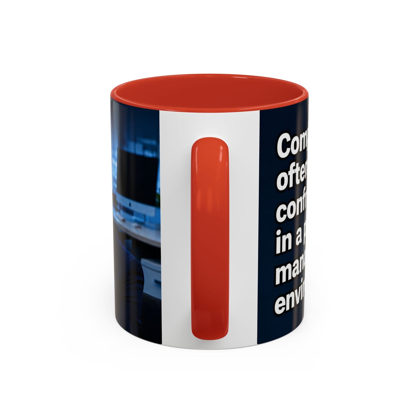 Janet Meme Mug – “Competence Often Feels Confrontational in a Poorly Managed Environment" (EUROPEAN FULFILLMENT)