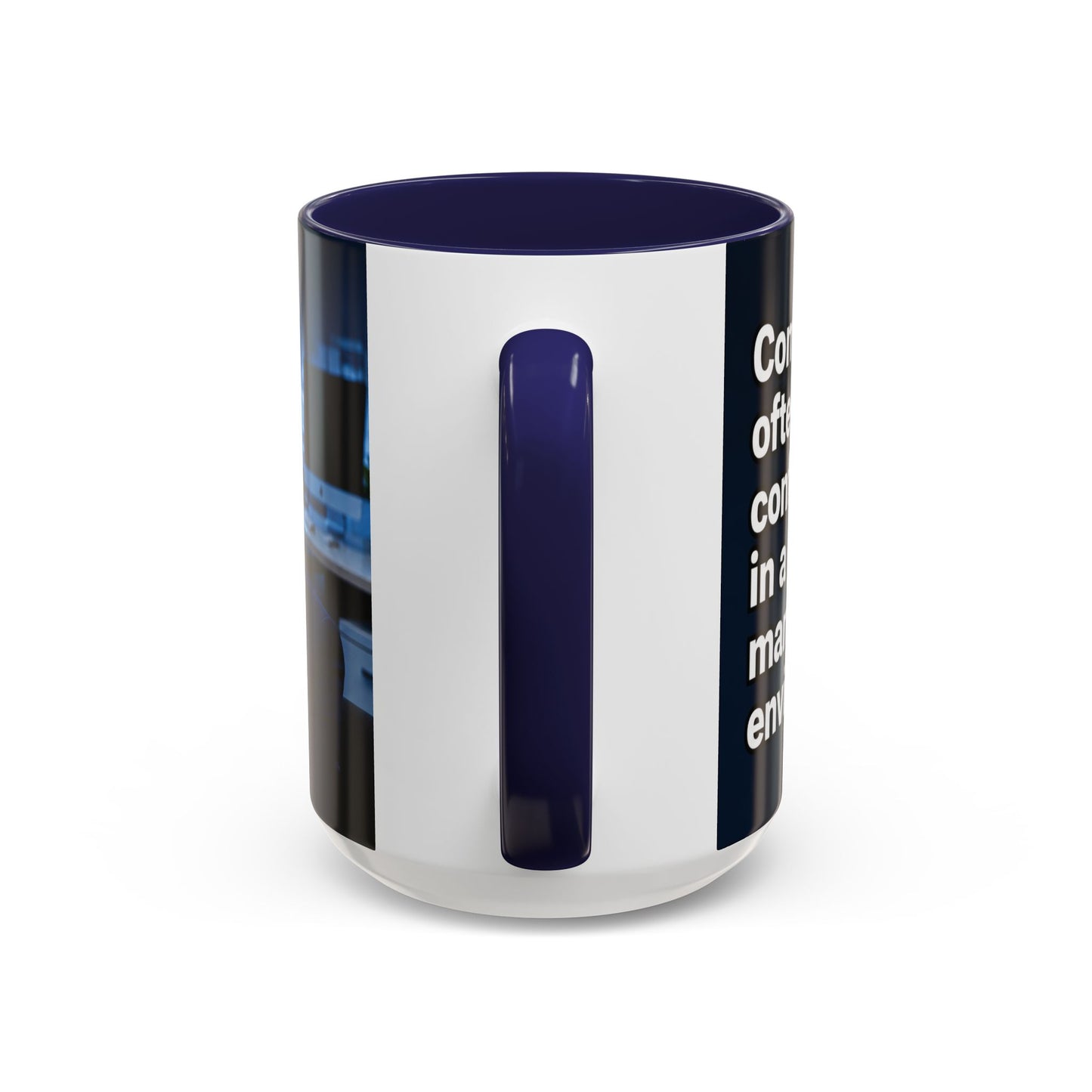 Janet Meme Mug – “Competence Often Feels Confrontational in a Poorly Managed Environment" (USA FULFILLMENT)