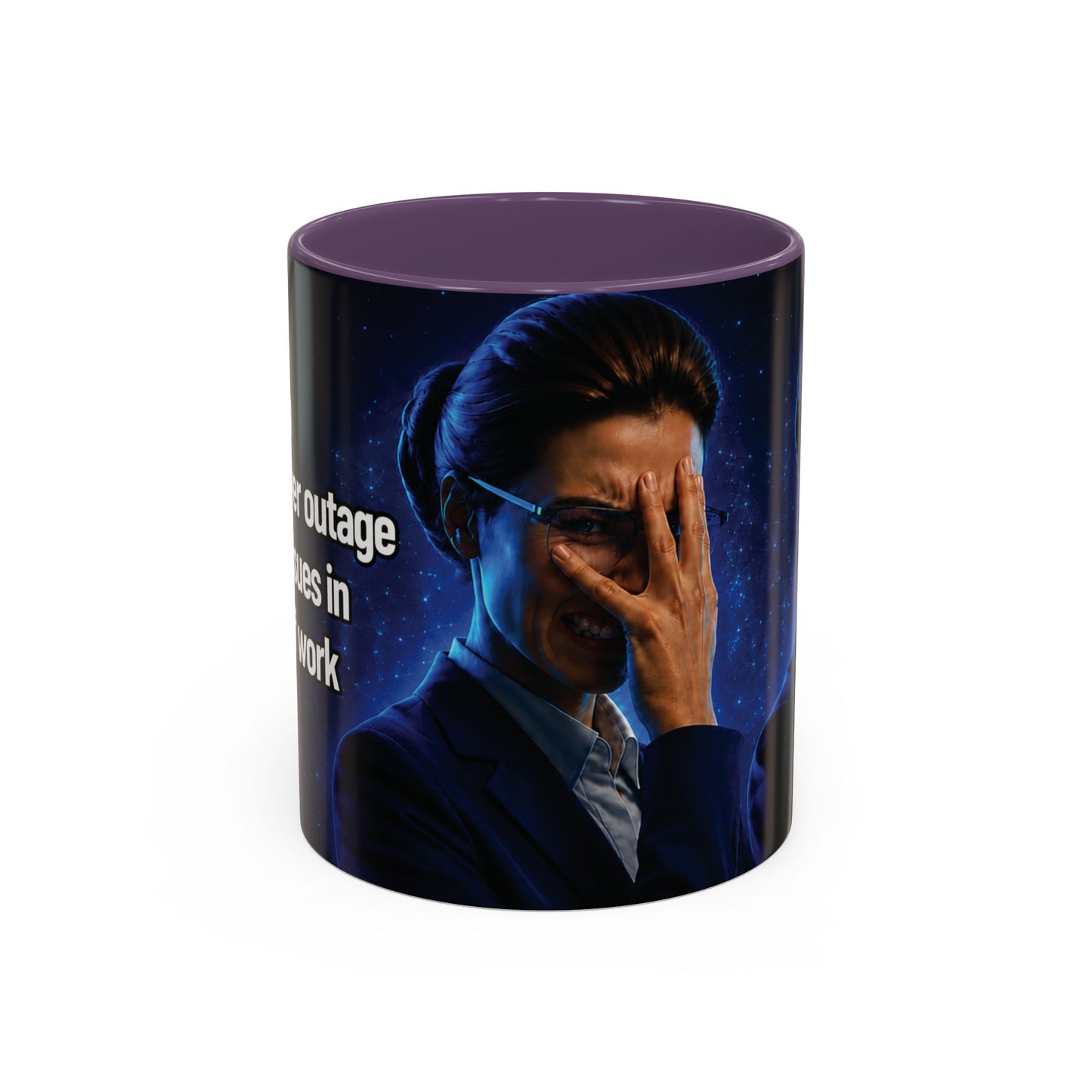 Janet Meme Mug – “Power Outage or Internet Issues” (USA FULFILLMENT)