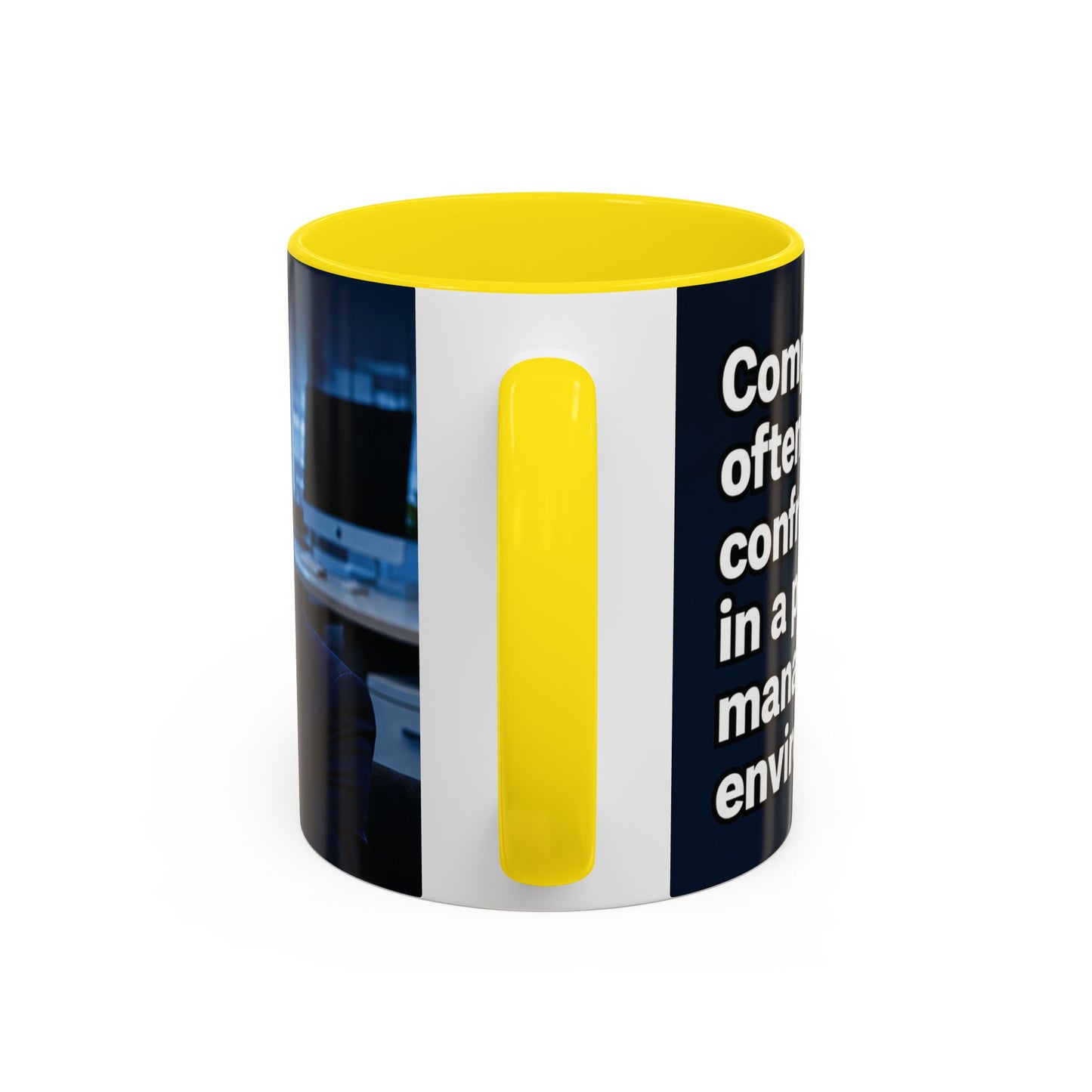 Janet Meme Mug – “Competence Often Feels Confrontational in a Poorly Managed Environment" (USA FULFILLMENT)