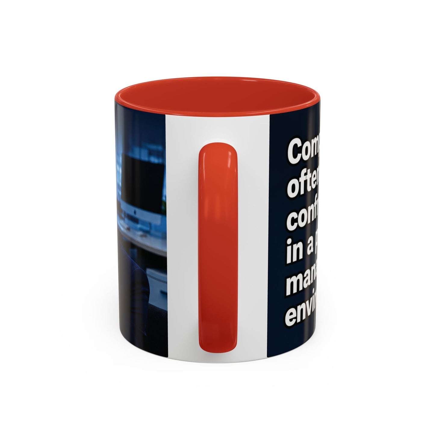 Janet Meme Mug – “Competence Often Feels Confrontational in a Poorly Managed Environment" (USA FULFILLMENT)