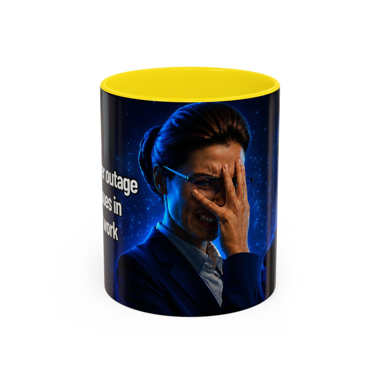 Janet Meme Mug – “Power Outage or Internet Issues” (EUROPEAN FULFILLMENT)