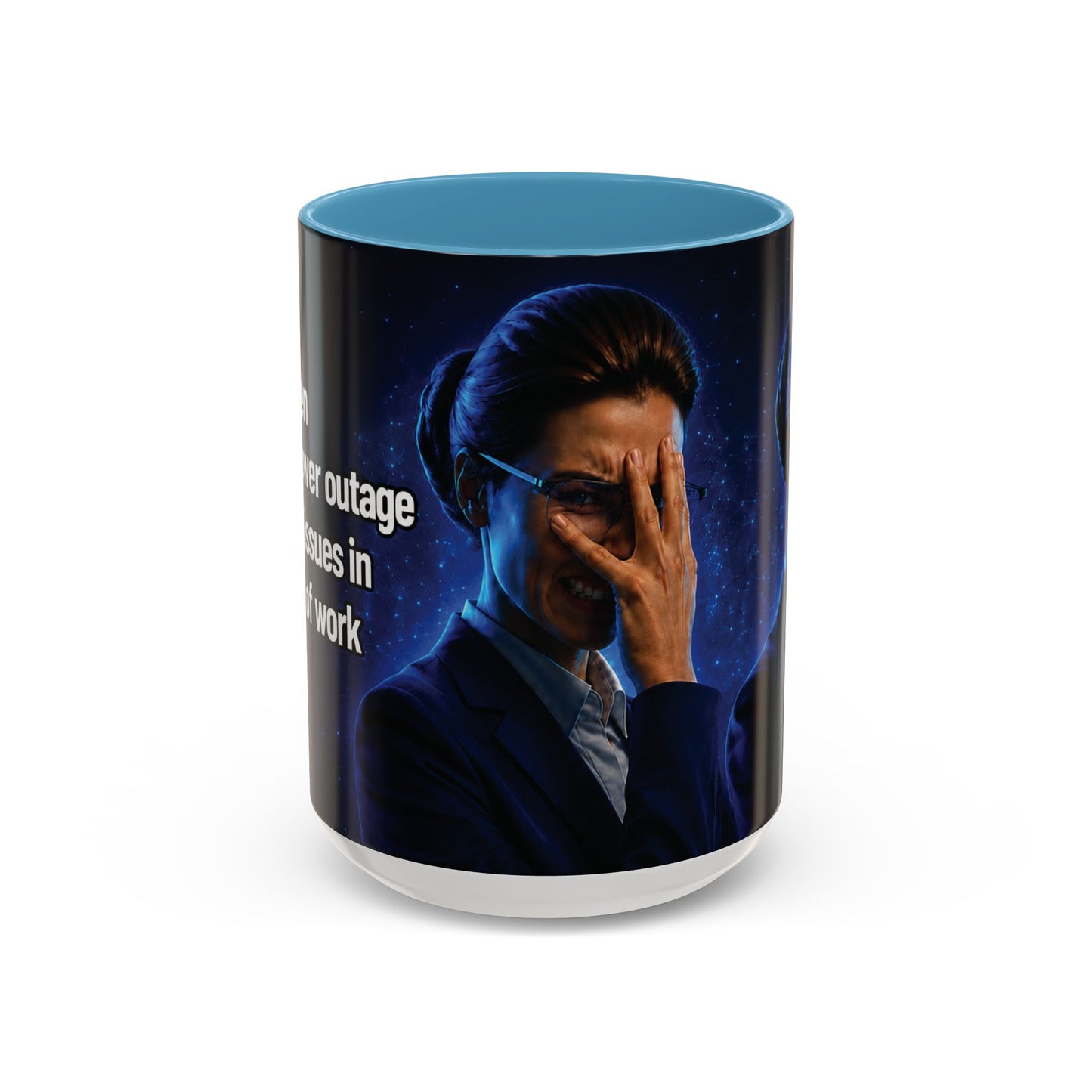 Janet Meme Mug – “Power Outage or Internet Issues” (USA FULFILLMENT)
