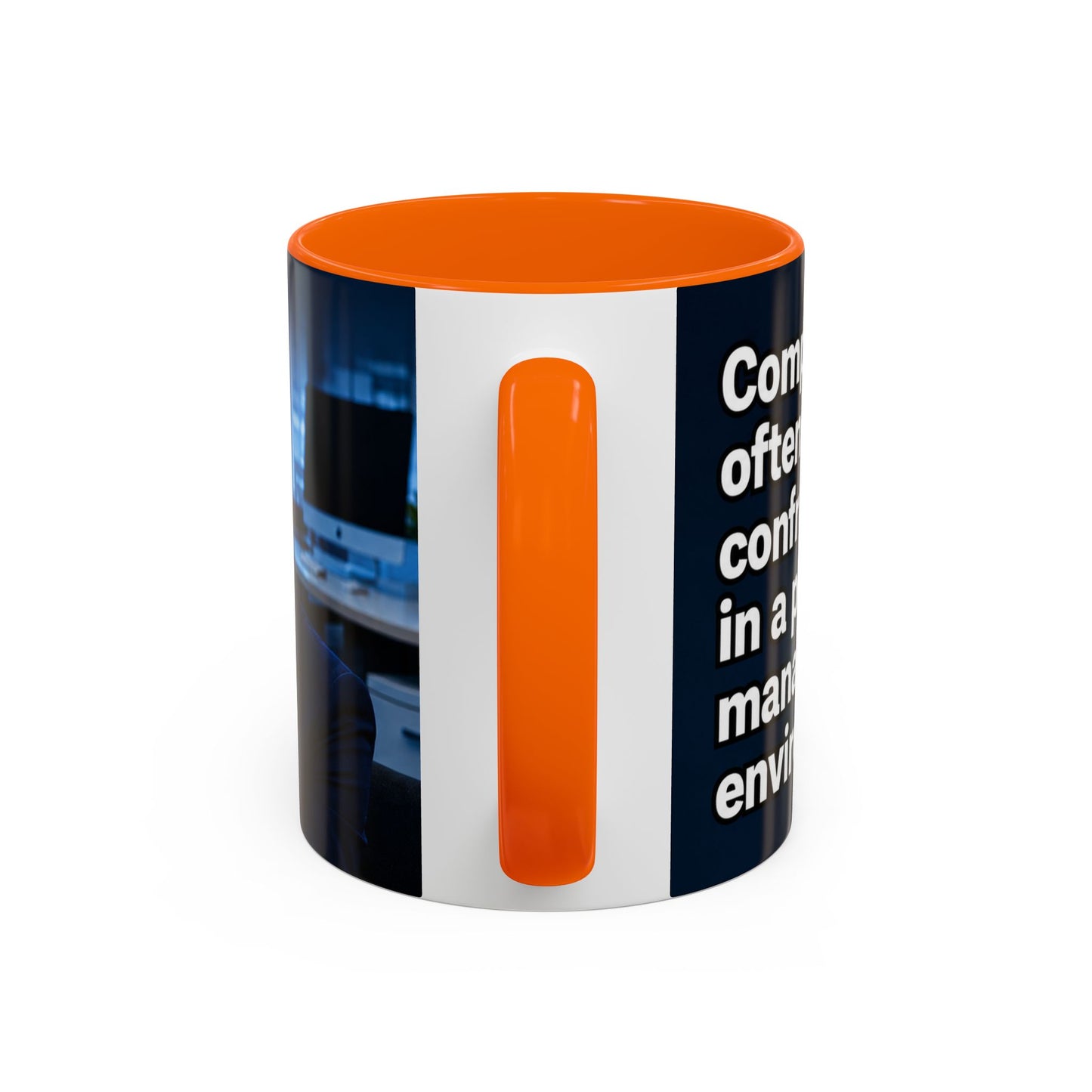 Janet Meme Mug – “Competence Often Feels Confrontational in a Poorly Managed Environment" (EUROPEAN FULFILLMENT)