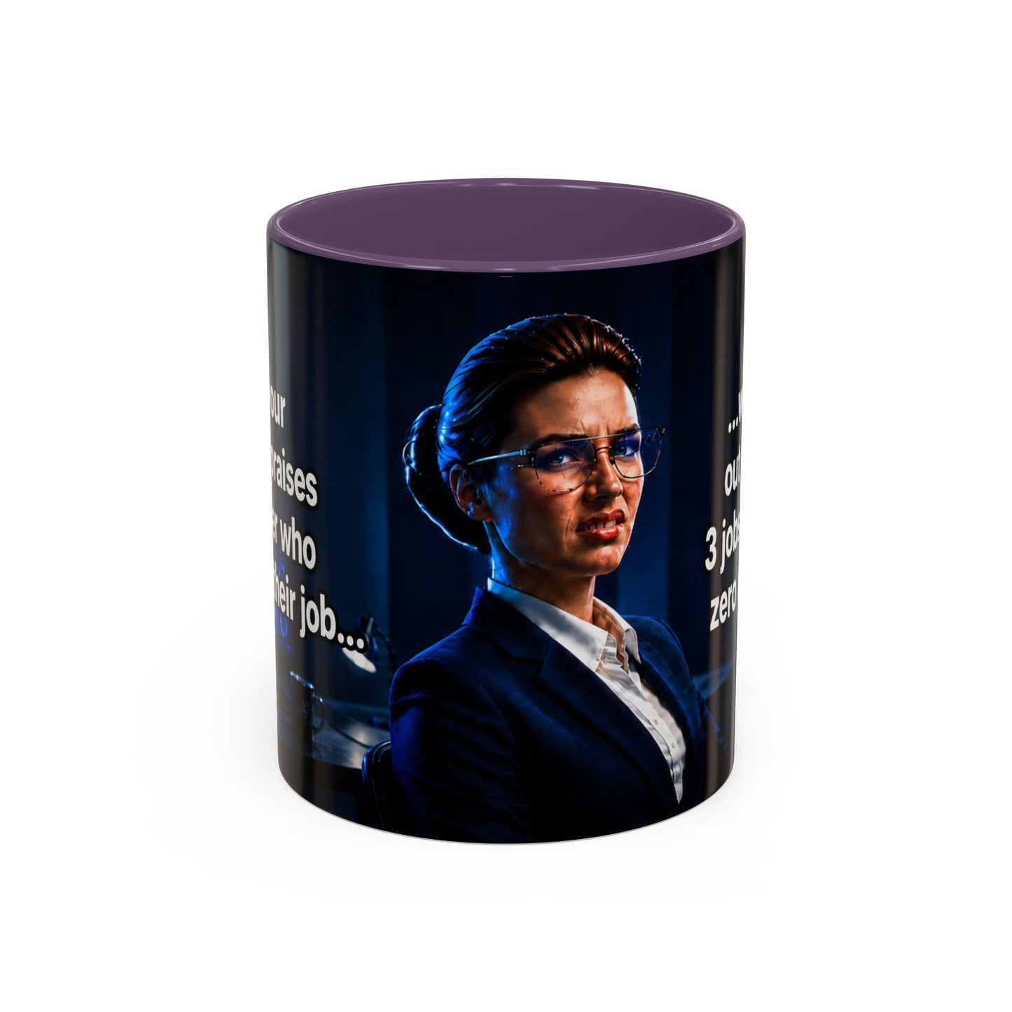 Janet Meme Mug – “Doing 3 Jobs and Getting Zero Recognition” (USA FULFILLMENT)
