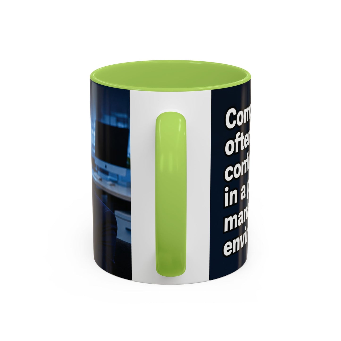 Janet Meme Mug – “Competence Often Feels Confrontational in a Poorly Managed Environment" (USA FULFILLMENT)