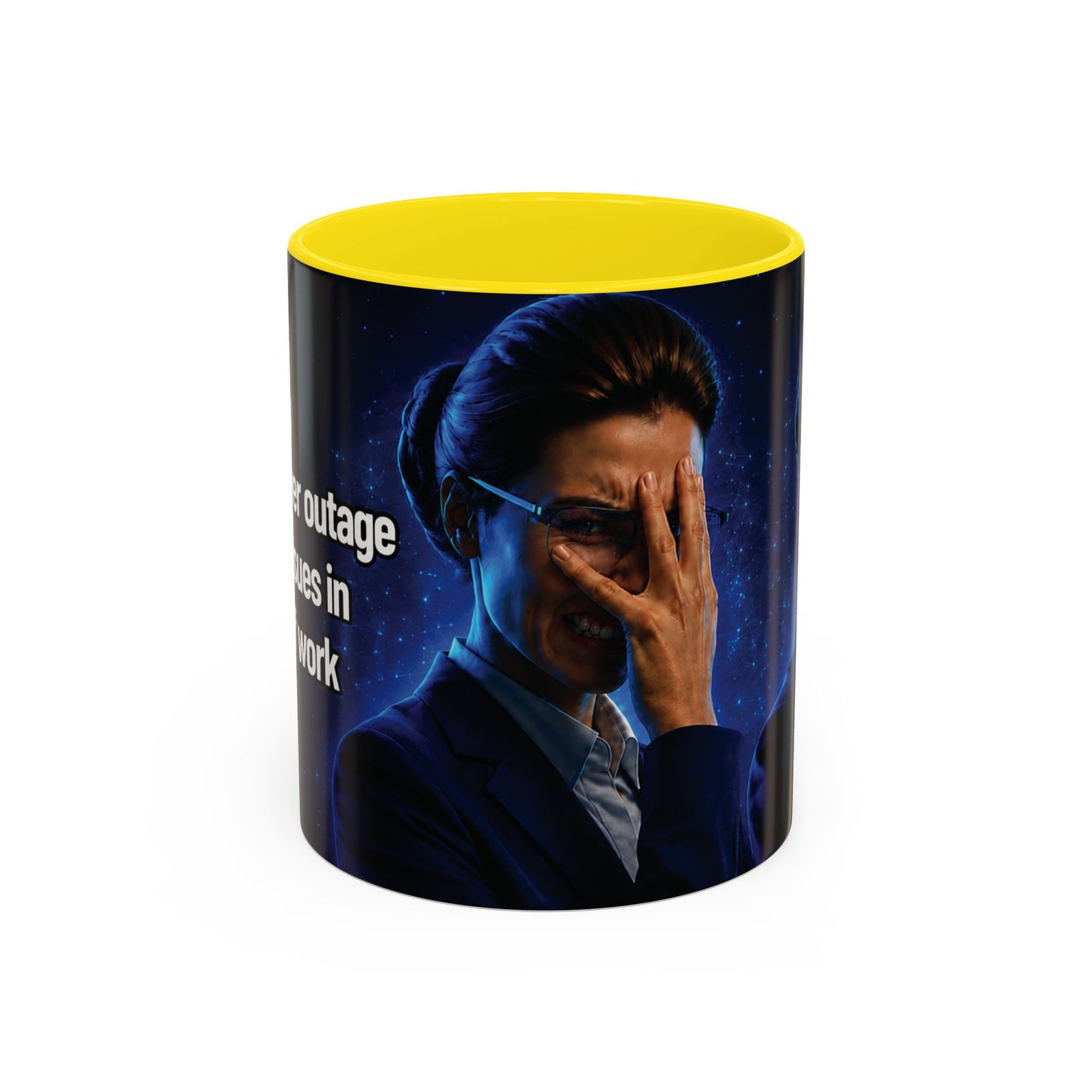Janet Meme Mug – “Power Outage or Internet Issues” (USA FULFILLMENT)