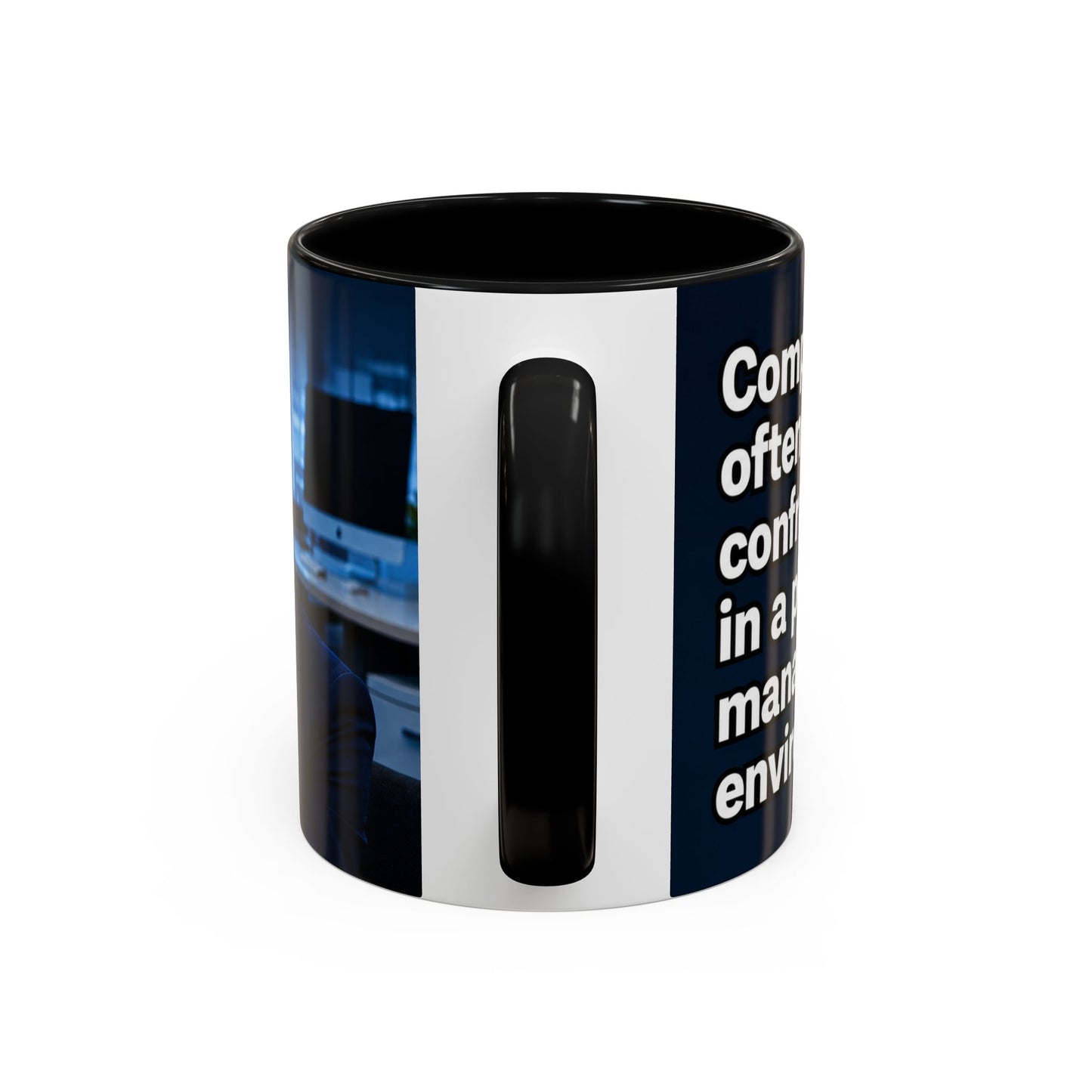 Janet Meme Mug – “Competence Often Feels Confrontational in a Poorly Managed Environment" (EUROPEAN FULFILLMENT)