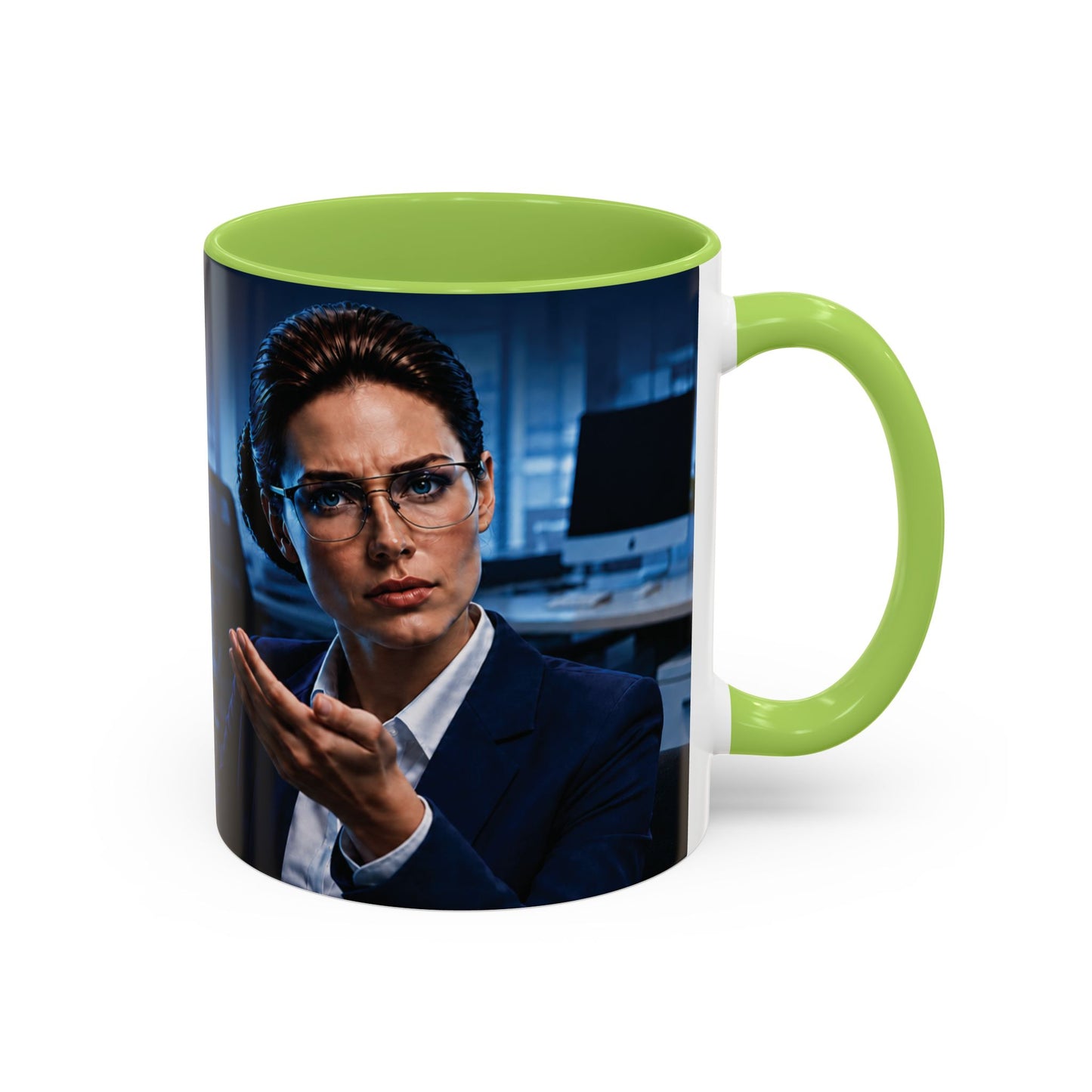 Janet Meme Mug – “Competence Often Feels Confrontational in a Poorly Managed Environment" (USA FULFILLMENT)