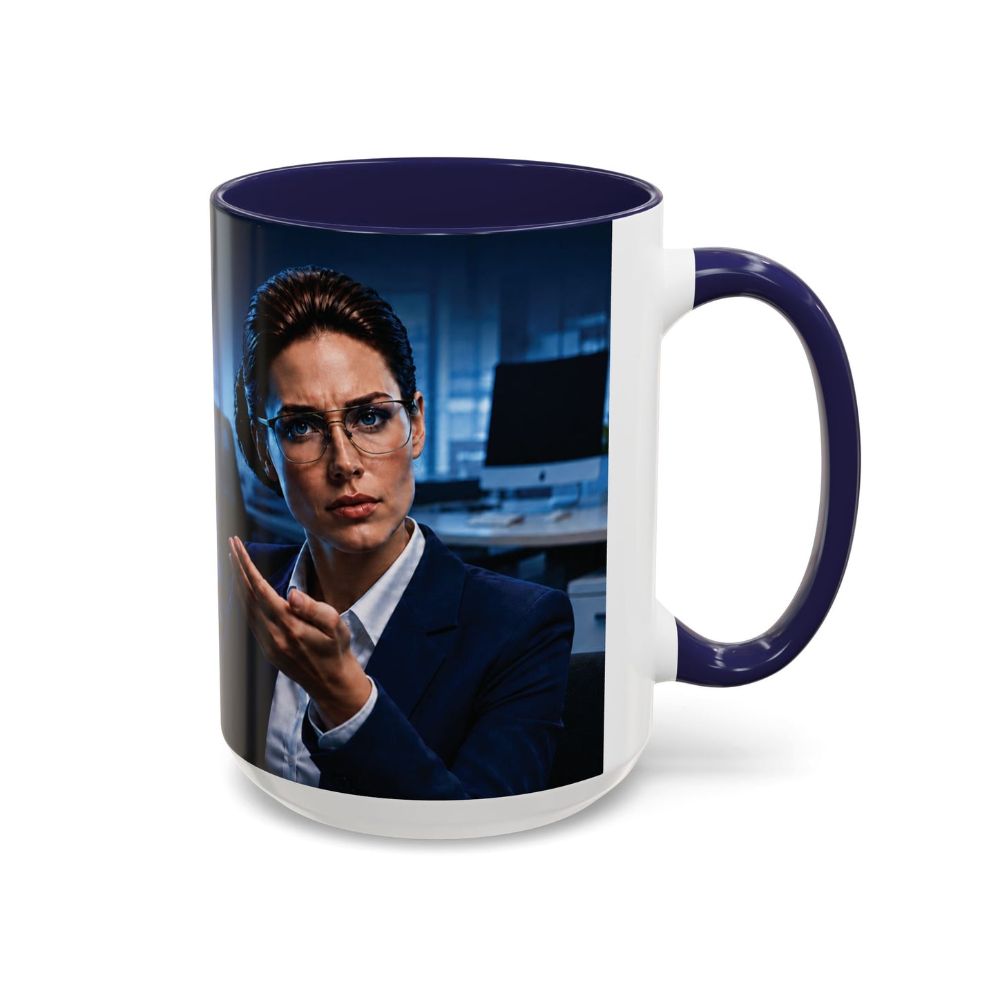 Janet Meme Mug – “Competence Often Feels Confrontational in a Poorly Managed Environment" (USA FULFILLMENT)