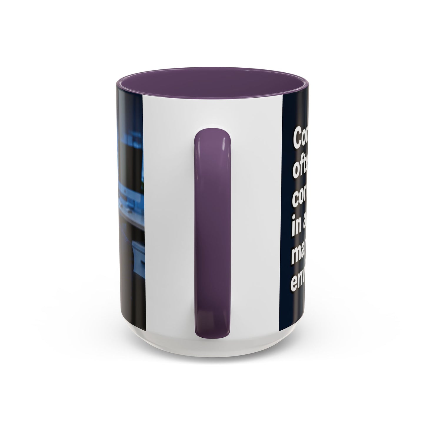 Janet Meme Mug – “Competence Often Feels Confrontational in a Poorly Managed Environment" (USA FULFILLMENT)