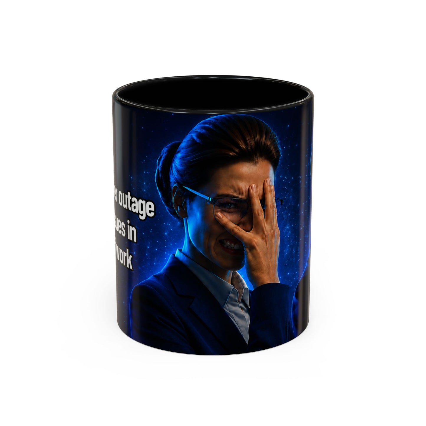 Janet Meme Mug – “Power Outage or Internet Issues” (EUROPEAN FULFILLMENT)