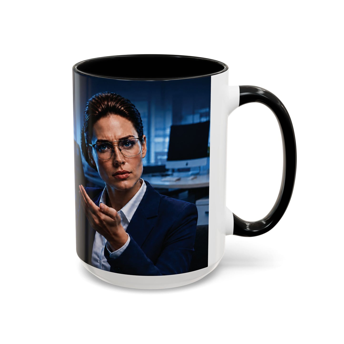 Janet Meme Mug – “Competence Often Feels Confrontational in a Poorly Managed Environment" (USA FULFILLMENT)