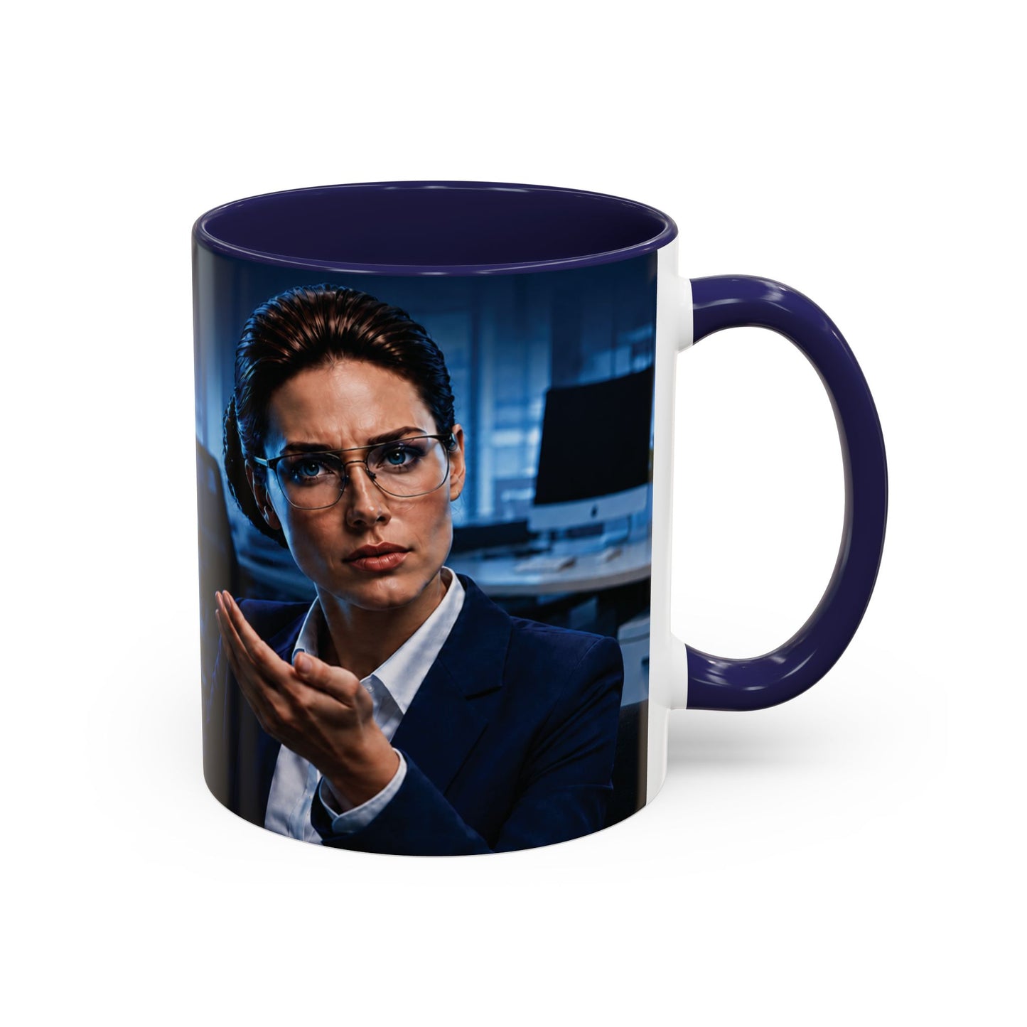 Janet Meme Mug – “Competence Often Feels Confrontational in a Poorly Managed Environment" (USA FULFILLMENT)