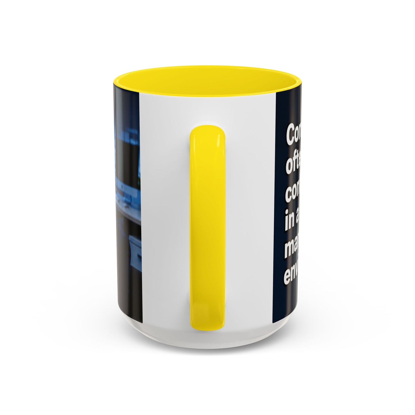 Janet Meme Mug – “Competence Often Feels Confrontational in a Poorly Managed Environment" (USA FULFILLMENT)