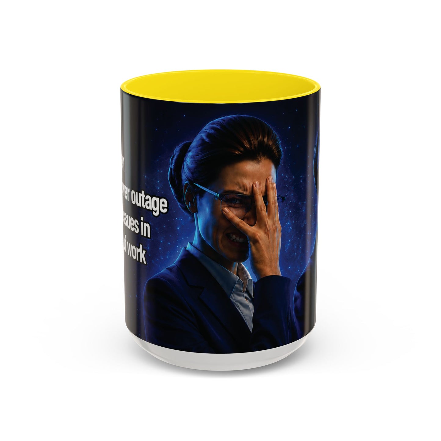 Janet Meme Mug – “Power Outage or Internet Issues” (USA FULFILLMENT)