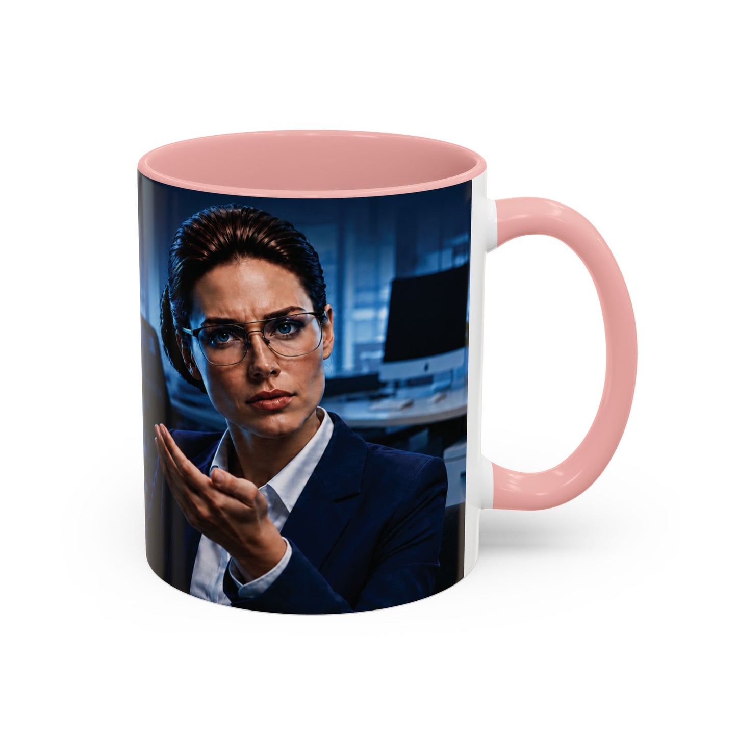 Janet Meme Mug – “Competence Often Feels Confrontational in a Poorly Managed Environment" (USA FULFILLMENT)