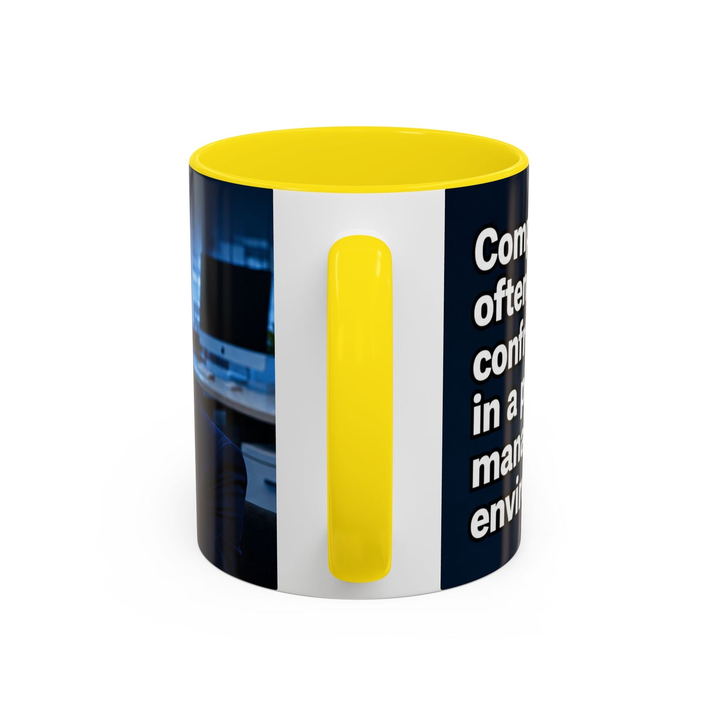 Janet Meme Mug – “Competence Often Feels Confrontational in a Poorly Managed Environment" (EUROPEAN FULFILLMENT)