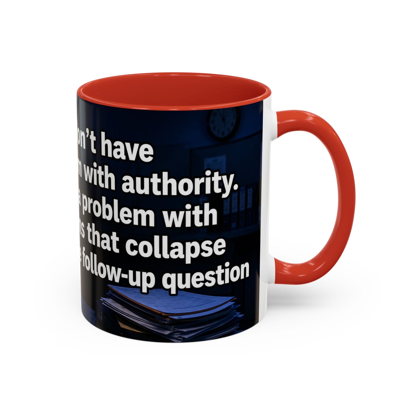 Janet Meme Mug – “I Don’t Have a Problem with Authority” (EUROPEAN FULFILLMENT)