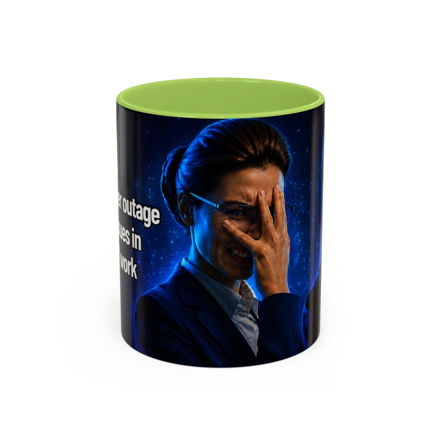 Janet Meme Mug – “Power Outage or Internet Issues” (EUROPEAN FULFILLMENT)