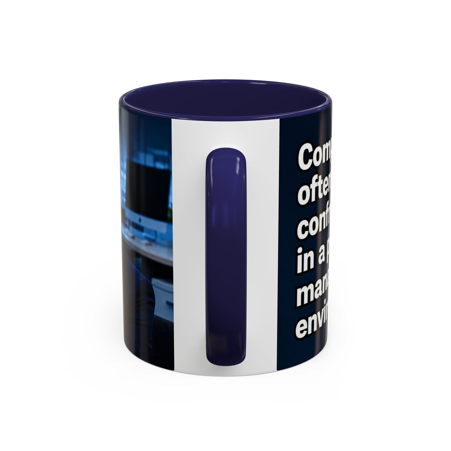 Janet Meme Mug – “Competence Often Feels Confrontational in a Poorly Managed Environment" (EUROPEAN FULFILLMENT)